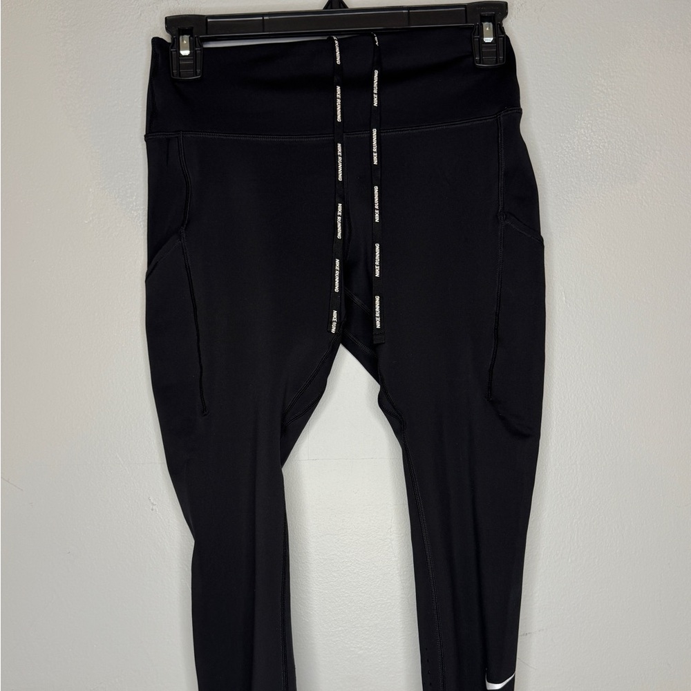 Nike Drifit Black Women's Athletic Capri Running Leggings Size Small